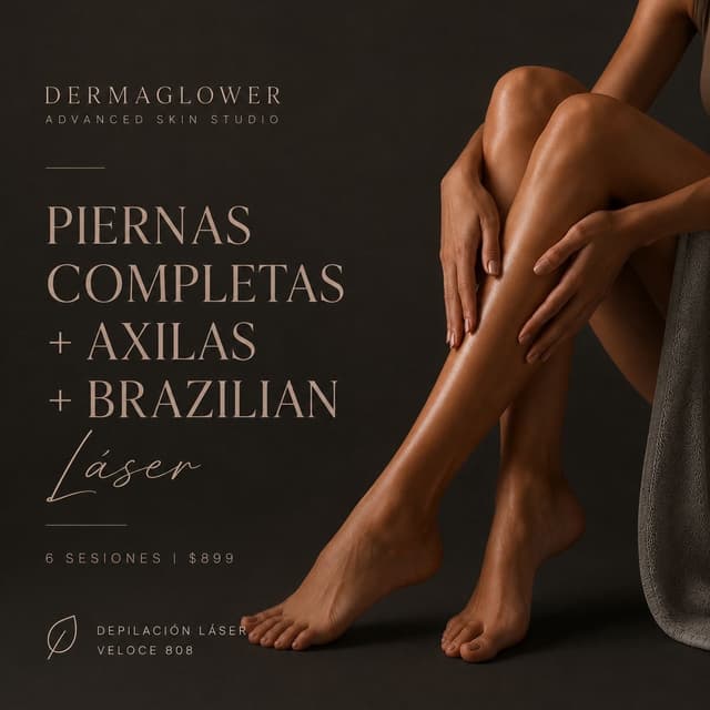 Piernas Completa + Axila+ Brazilian at Dermaglower Beauty Studio LLC in Bronx, NY