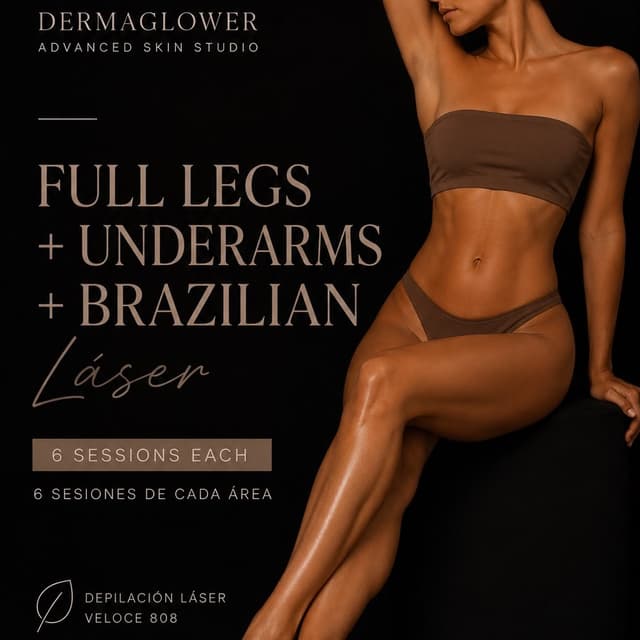Piernas Completa + Axila+ Brazilian at Dermaglower Beauty Studio LLC in Bronx, NY